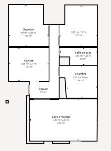 Extraction du plan après modélisation.